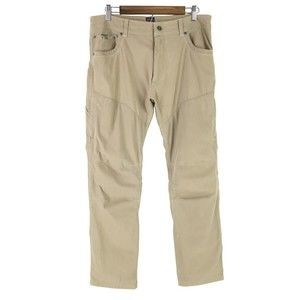 Kuhl Men's Size 34x31 Hiking Pant in Khaki Vented Cotton Nylon Travel Fishing